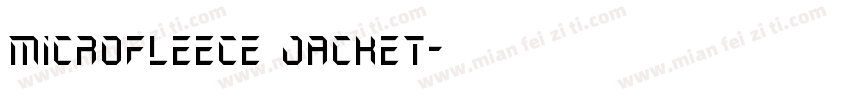 Microfleece Jacket字体转换